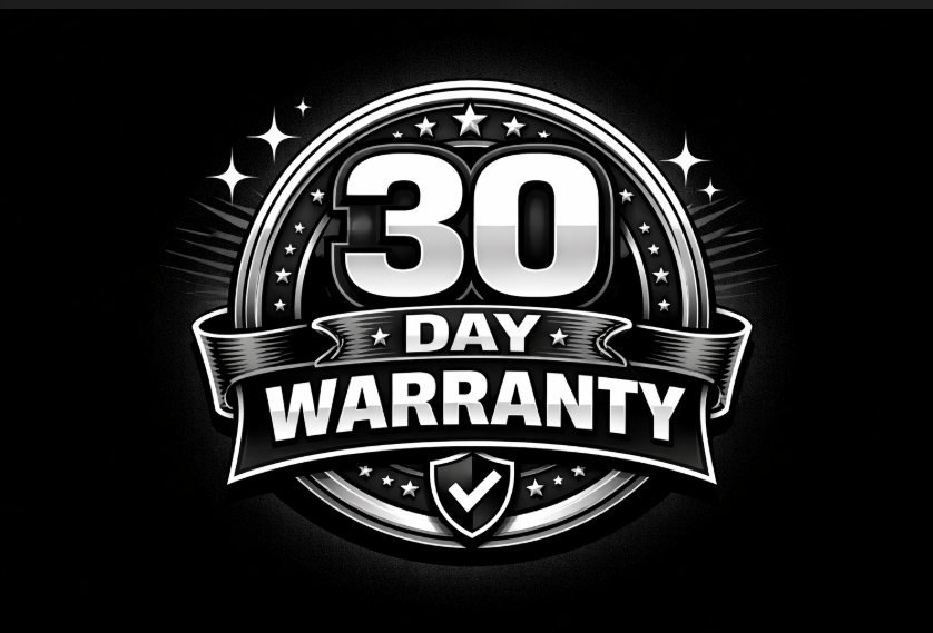30 Day Warranty